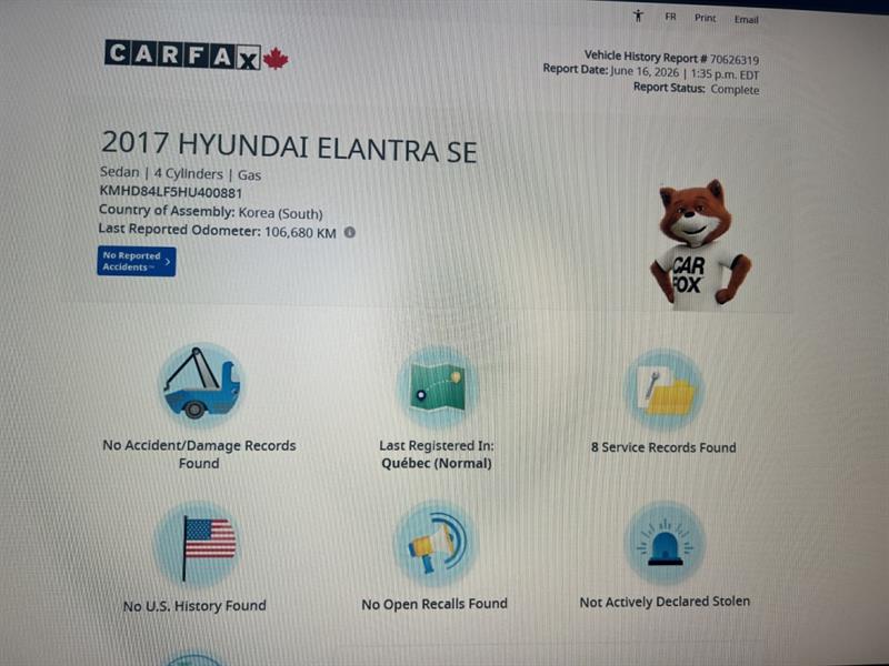hyundai Elantra 2017 - 2