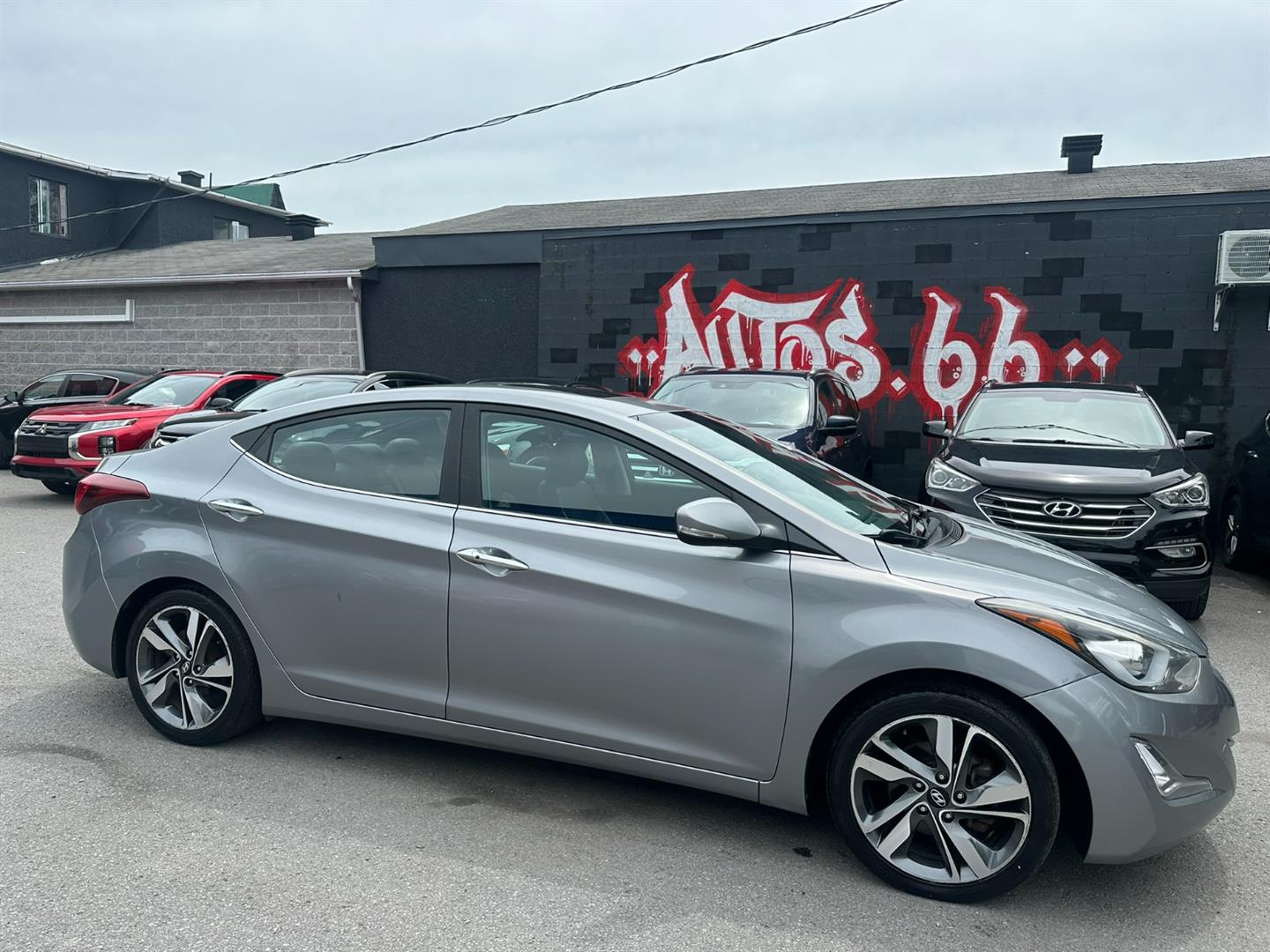 Gray 2016 Hyundai Elantra Sedan Automatic