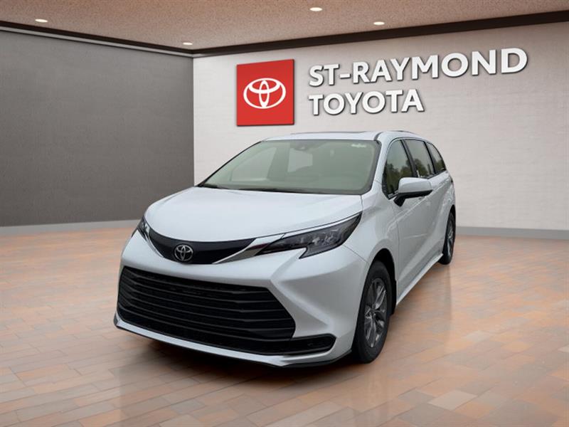 White 2026 Toyota Sienna Minivan Front-Wheel Drive Continuously Variable Transmission