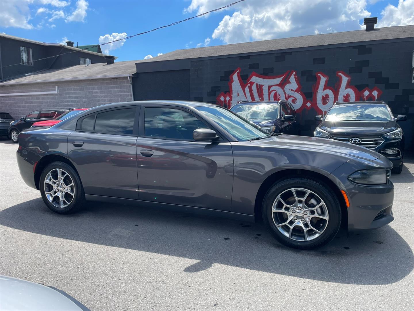 Gray 2016 Dodge Charger Sedan All-Wheel Drive Automatic