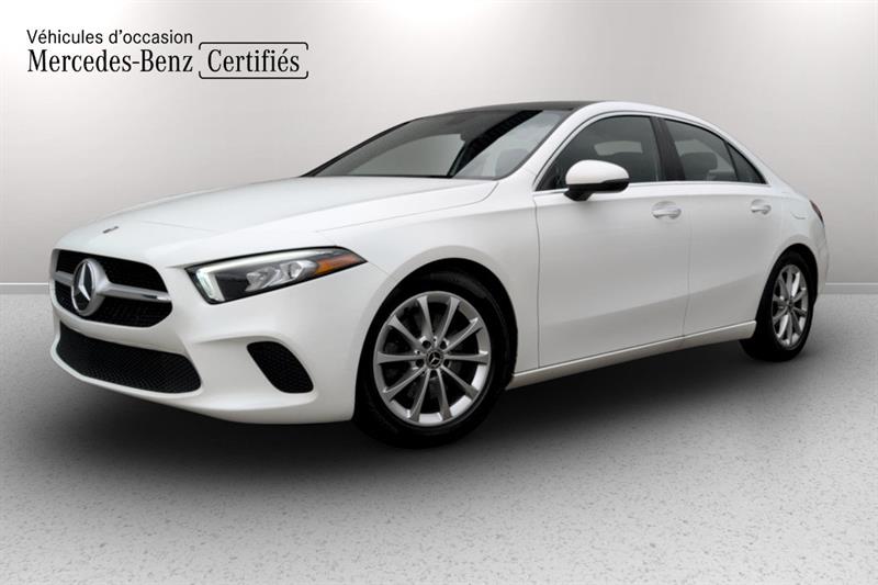 White 2022 Mercedes-Benz A-Class Sedan All-Wheel Drive Automatic