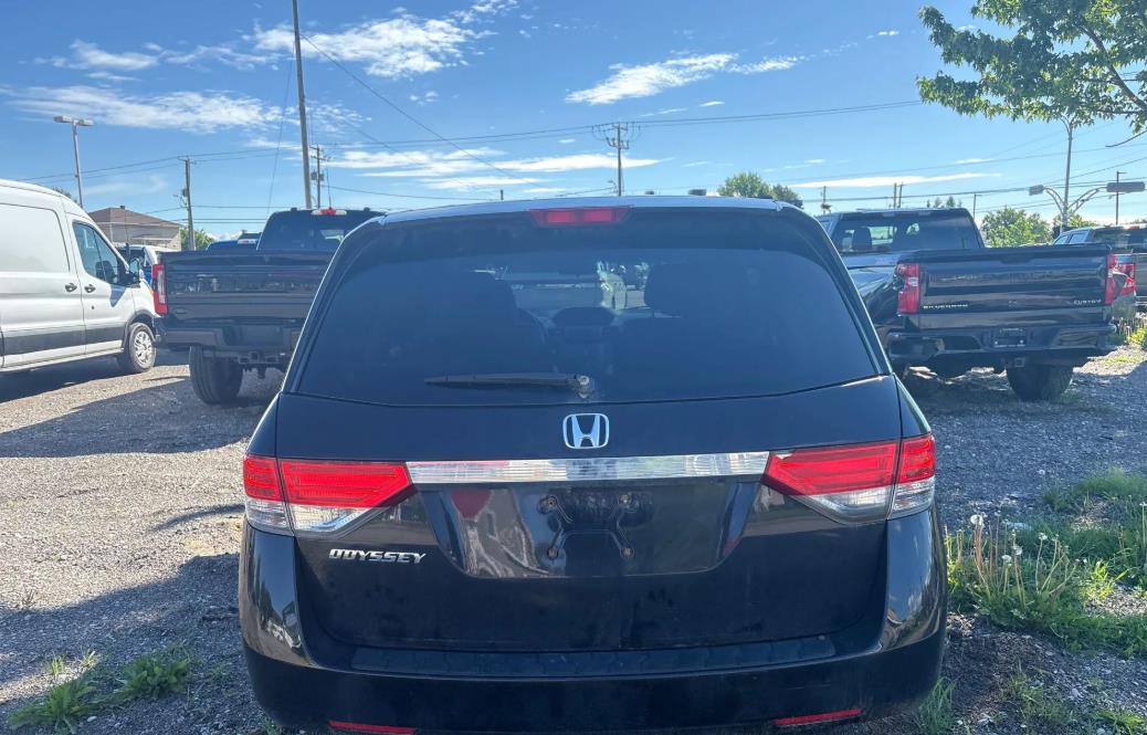 Black 2016 Honda Odyssey Minivan Front-Wheel Drive Automatic