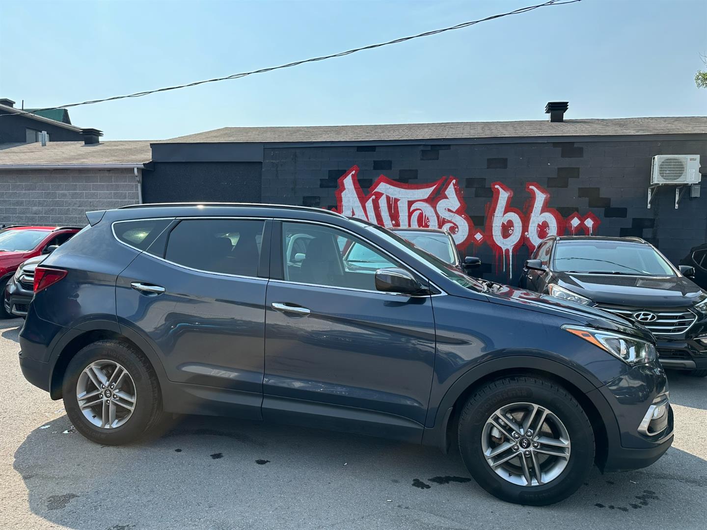 Gray 2017 Hyundai Santa Fe Sport SUV / Crossover Automatic