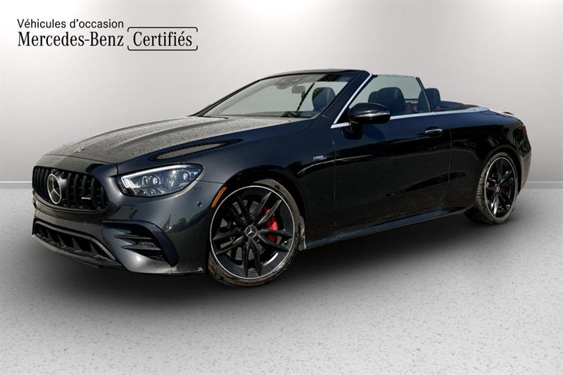Gray 2022 Mercedes-Benz E-Class Convertible All-Wheel Drive Automatic