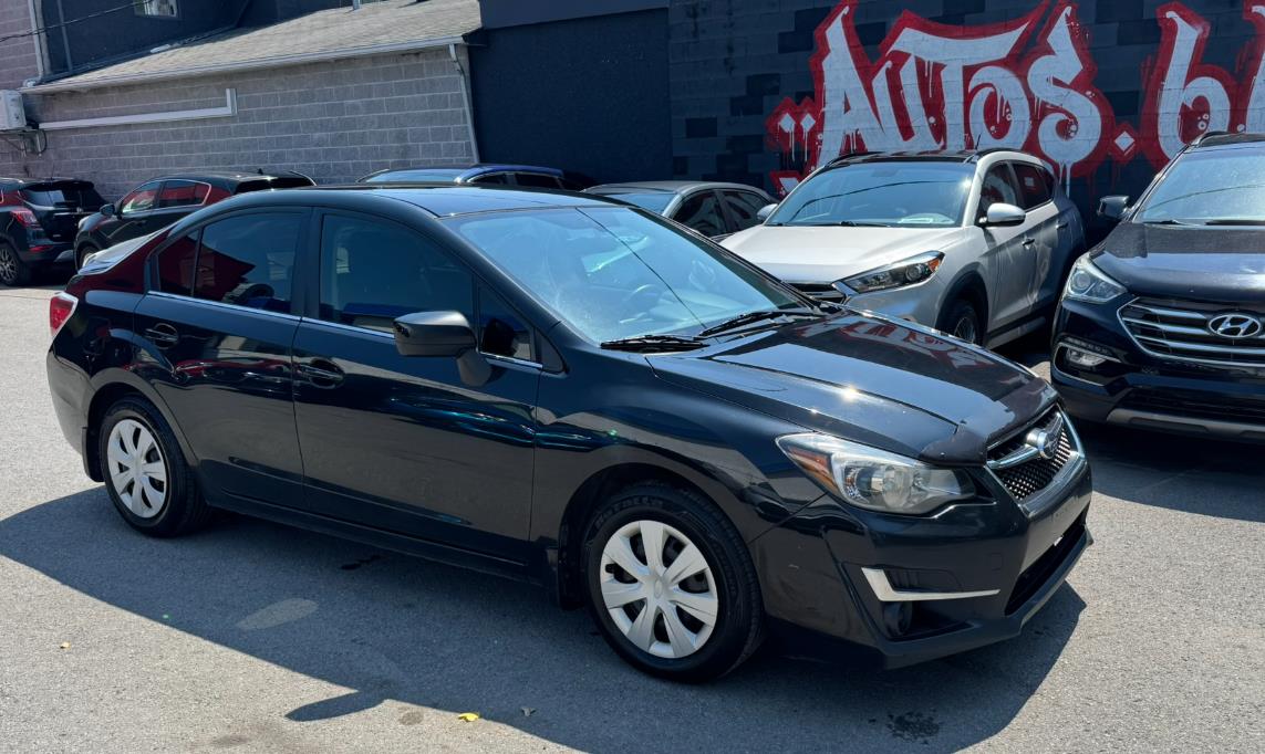 Black 2016 Subaru Impreza Sedan All-Wheel Drive Automatic