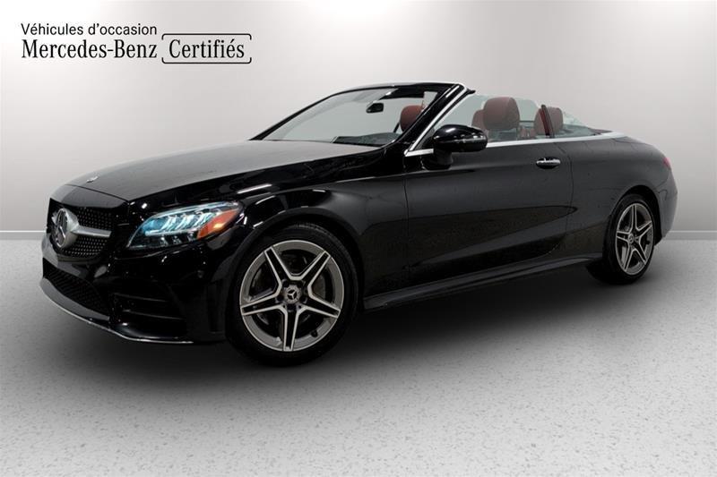 Black 2022 Mercedes-Benz C-Class Convertible All-Wheel Drive Automatic
