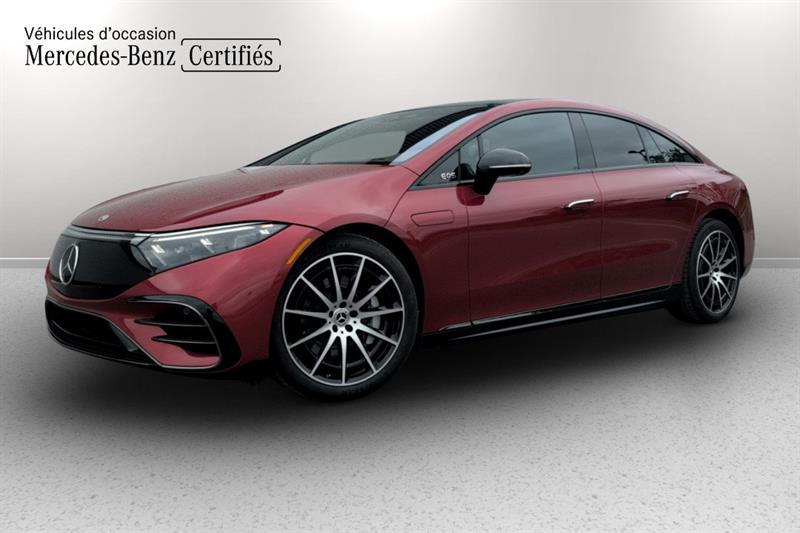 Red 2022 Mercedes-Benz EQS Sedan All-Wheel Drive Automatic