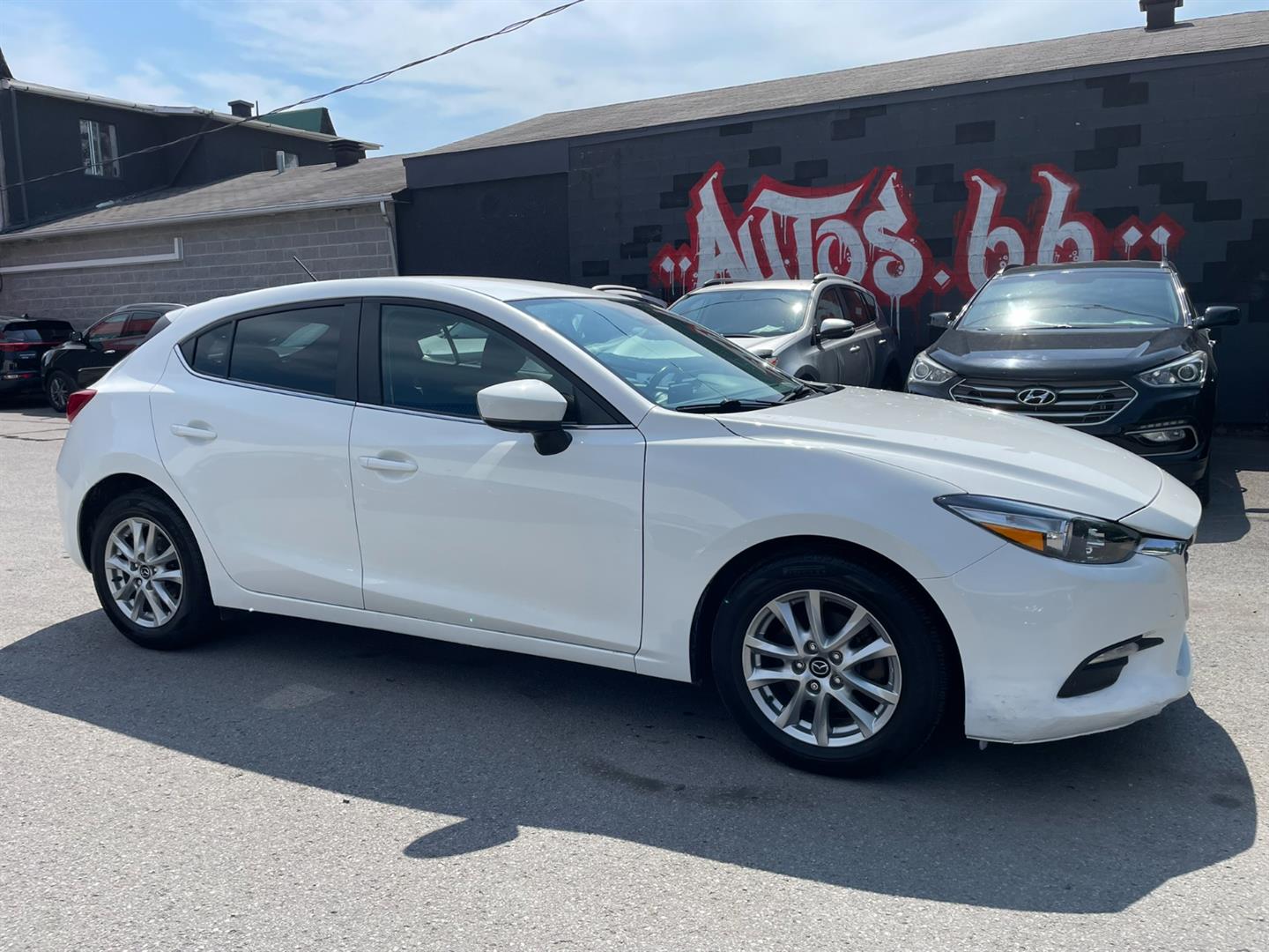 White 2017 Mazda MAZDA3 Hatchback