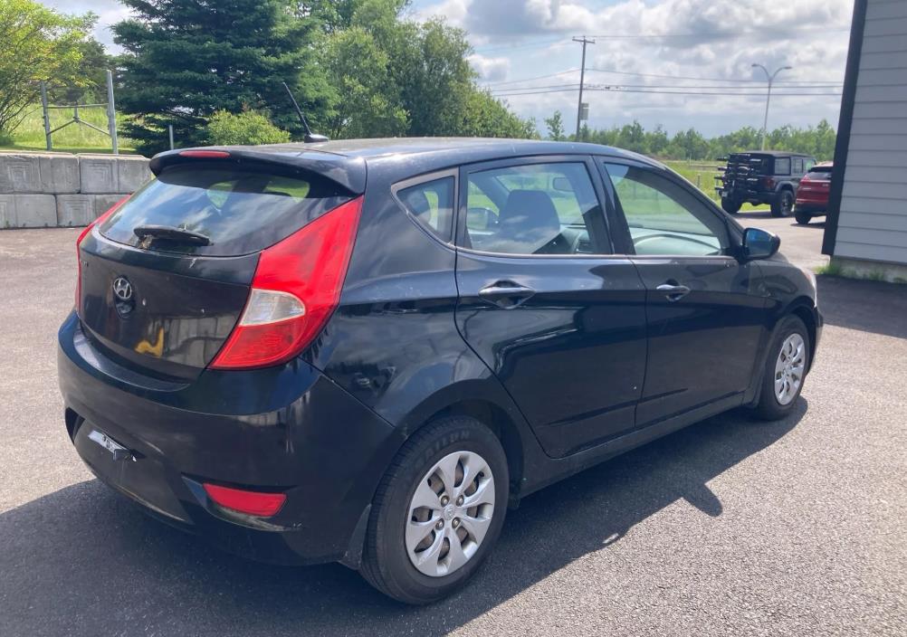 Black 2016 Hyundai Accent Hatchback Automatic