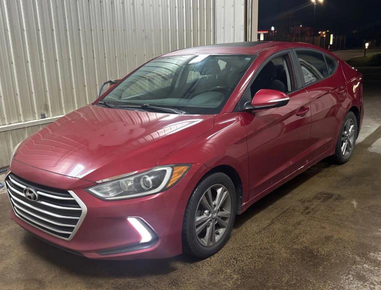 Red 2018 Hyundai Elantra Sedan Automatic
