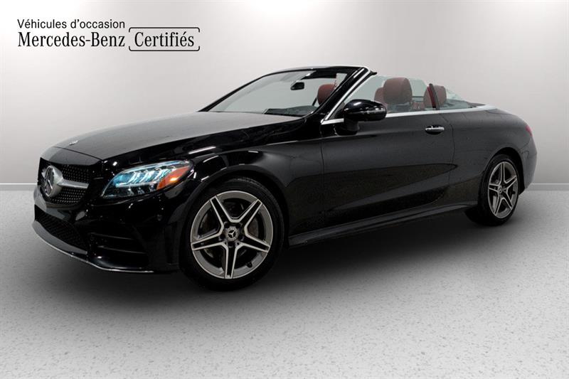 Black 2022 Mercedes-Benz C-Class Convertible All-Wheel Drive Automatic