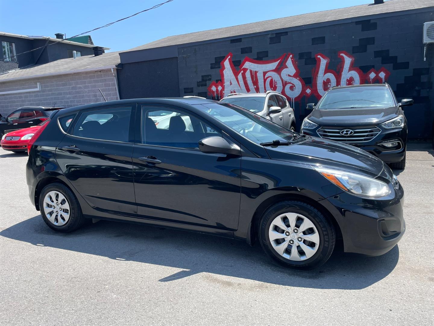 Black 2016 Hyundai Accent Hatchback Automatic