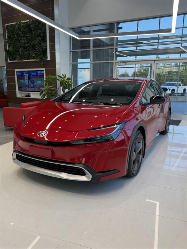 Red 2026 Toyota Prius Plug-In Hybrid Hatchback Front-Wheel Drive Continuously Variable Transmission