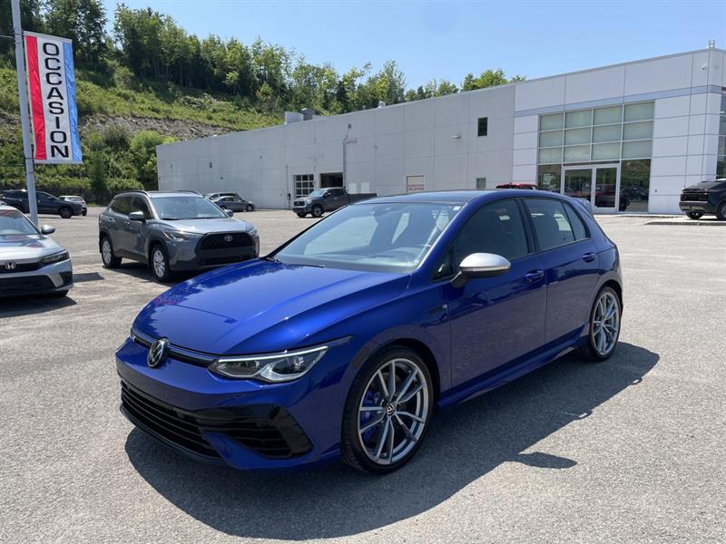 Blue 2024 Volkswagen Golf R Hatchback All-Wheel Drive Manual
