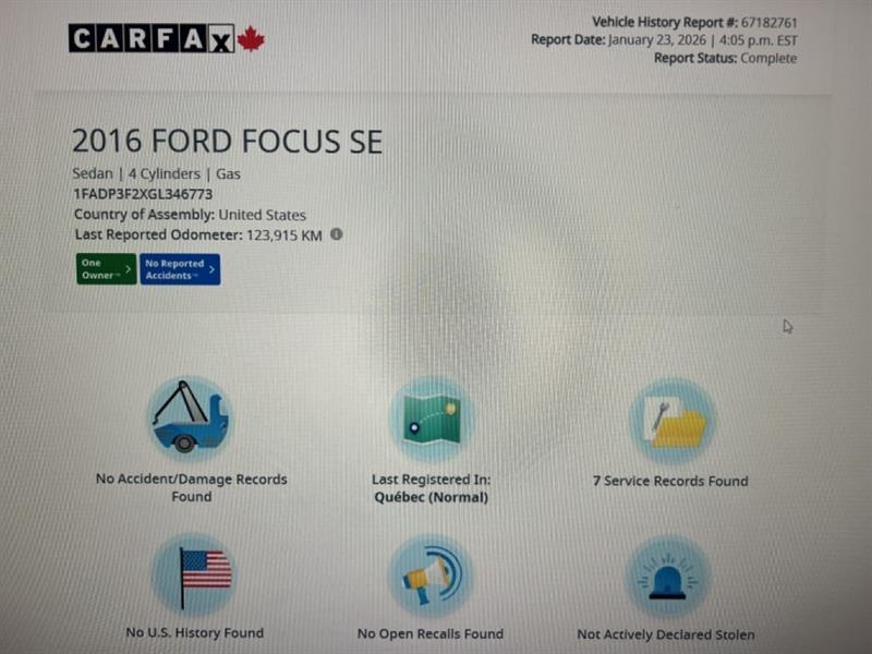 ford Focus 2016 - 2