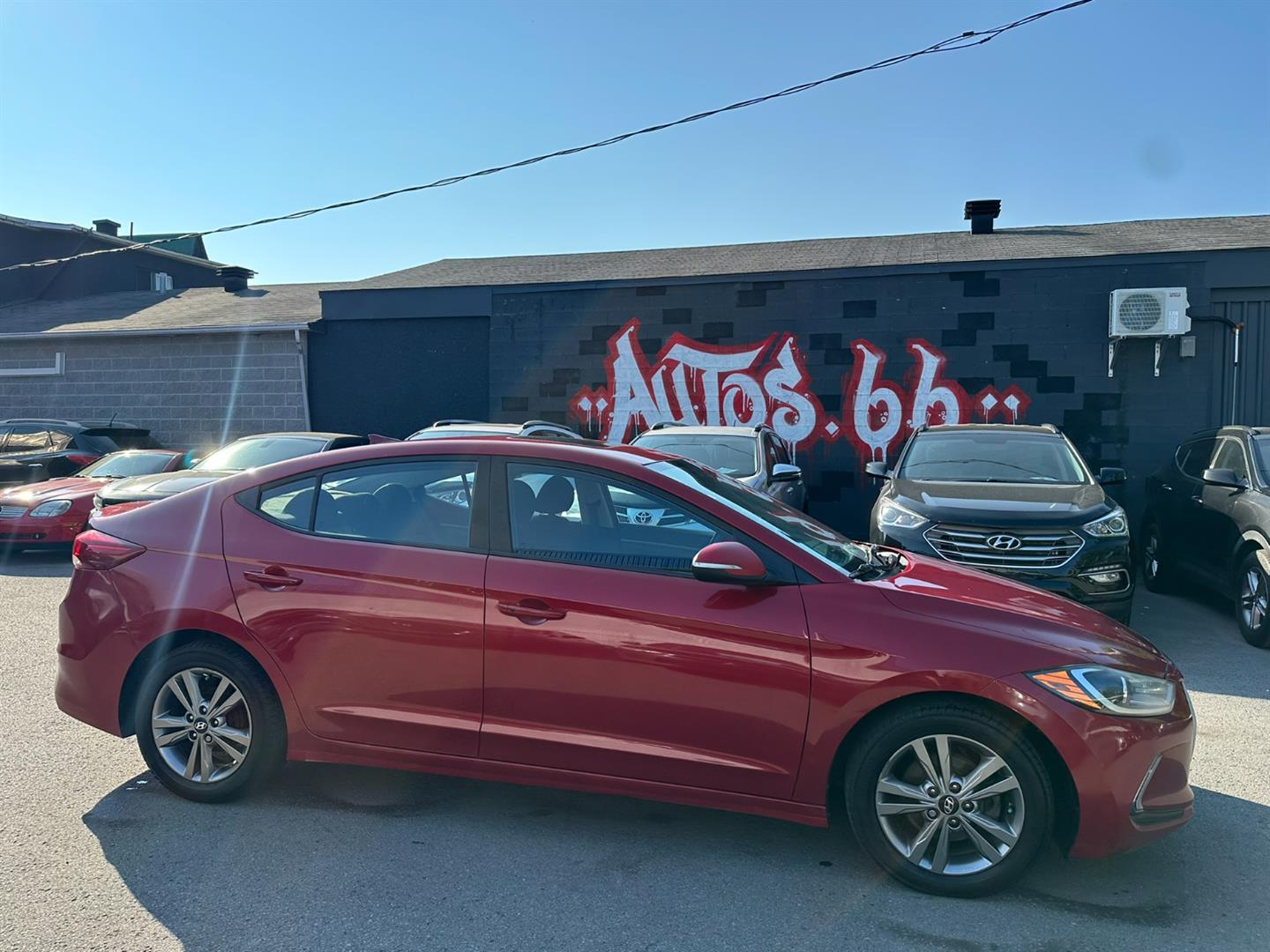 Red 2018 Hyundai Elantra Sedan Automatic