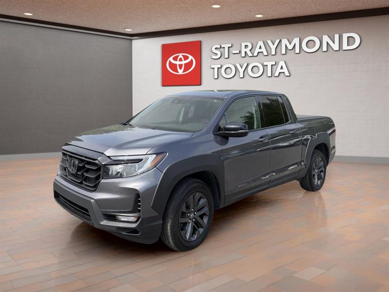 Gray 2023 Honda Ridgeline Pickup Truck All-Wheel Drive Automatic