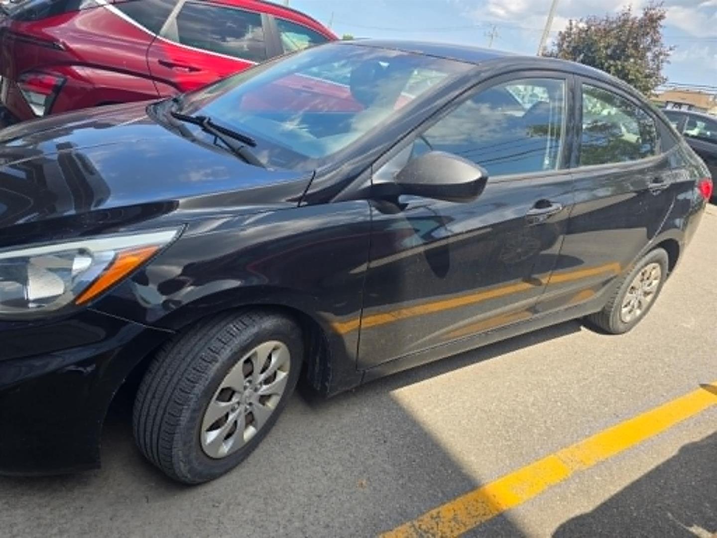 Black 2015 Hyundai Accent Sedan Automatic
