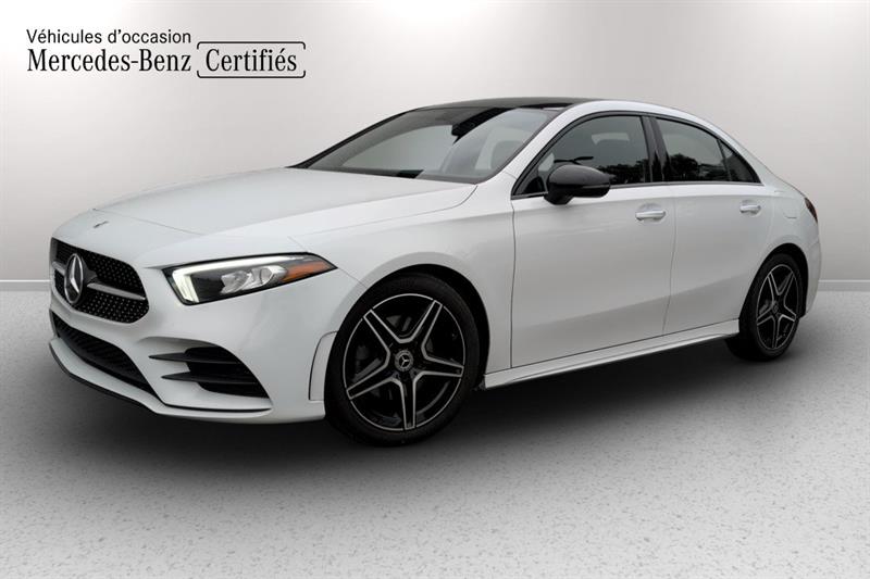White 2022 Mercedes-Benz A-Class Sedan All-Wheel Drive Automatic