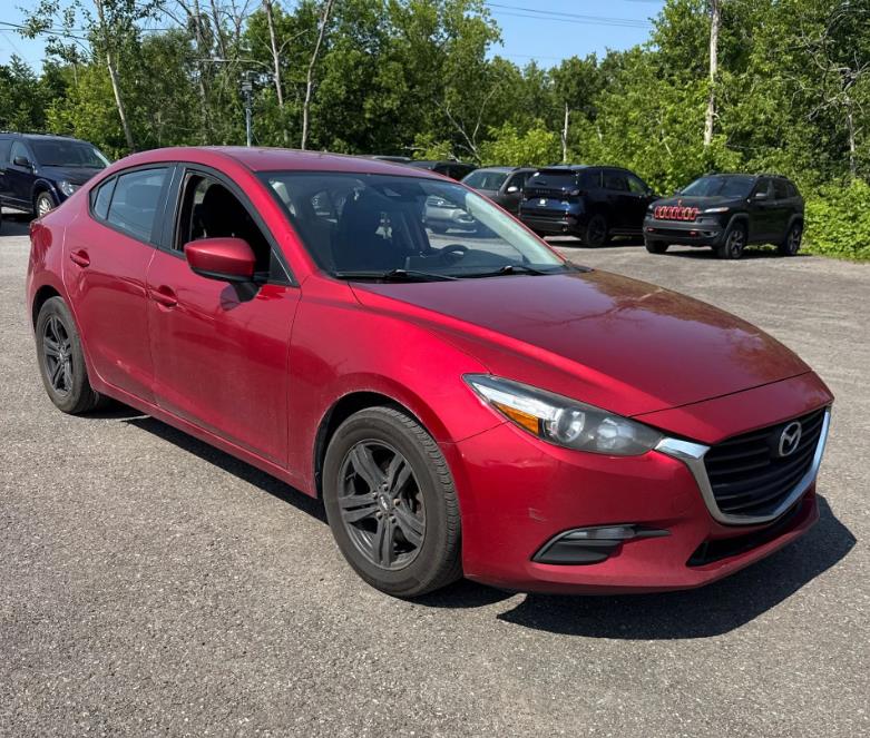 Red 2018 Mazda MAZDA3 Sedan Automatic