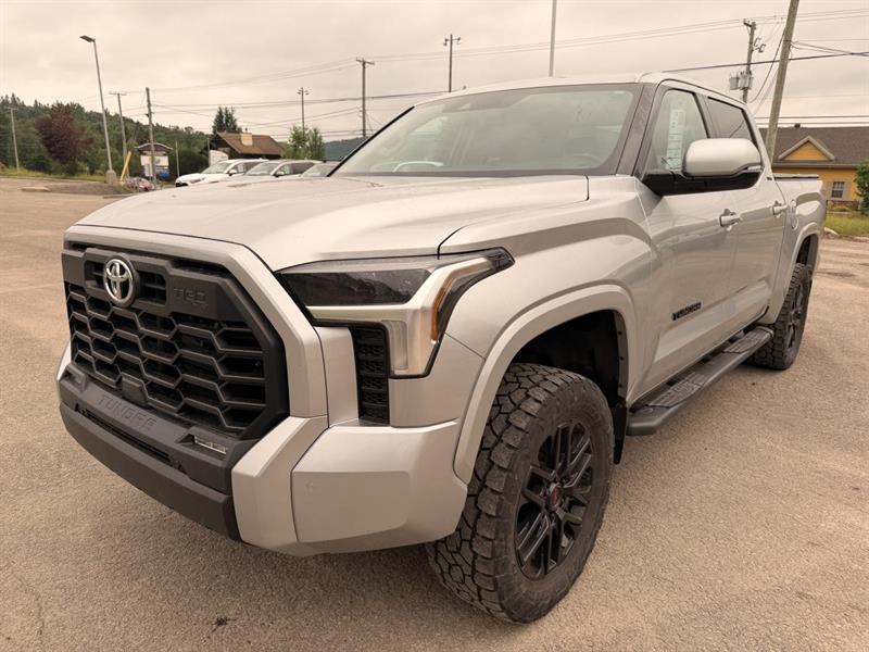 Silver 2023 Toyota Tundra Pickup Truck Four-Wheel Drive Automatic