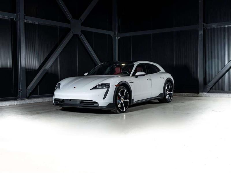 White 2022 Porsche Taycan Wagon All-Wheel Drive Automatic