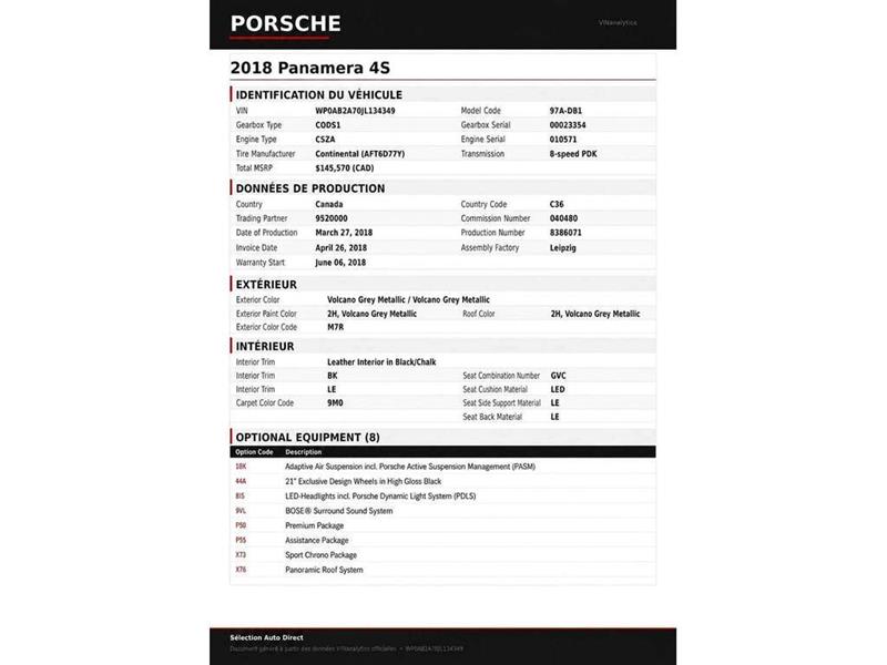 porsche Panamera 2018 - 19