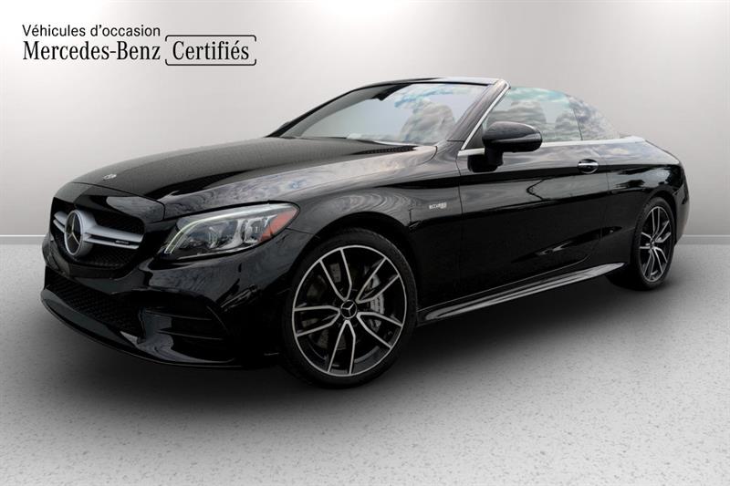Black 2021 Mercedes-Benz C-Class Convertible All-Wheel Drive Automatic