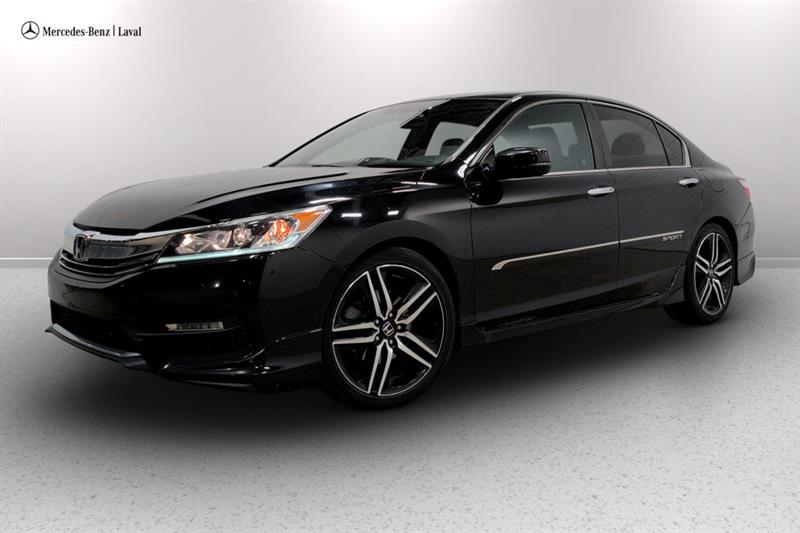 Black 2017 Honda Accord Sedan Front-Wheel Drive Automatic