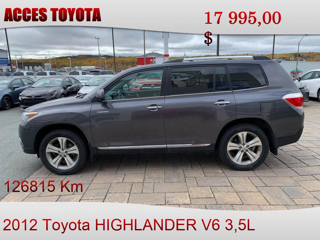 Used Toyota Highlander 2012 for sale in Rouyn-Noranda, Quebec ...