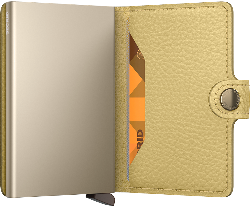 Miniwallet Pebble Butter Yellow