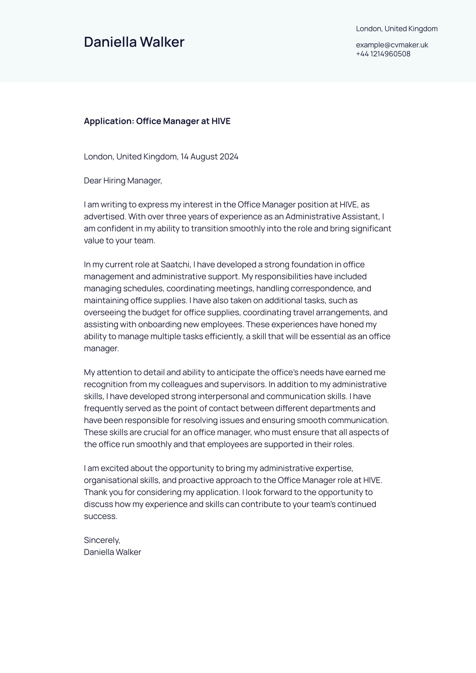 Example Simple Cover Letter Short Cover Letter Samples Be Brief To