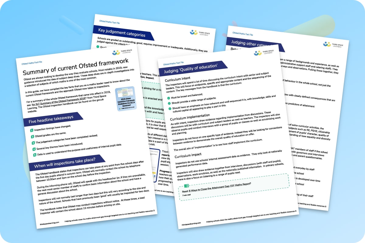 Ofsted Preparation Guide: Primary Maths