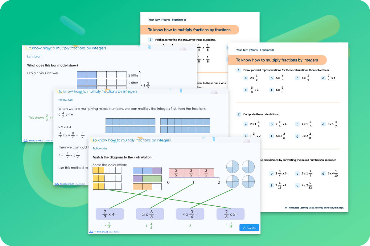 Ready-To-Go Lessons V3 | Fractions B | Year 6
