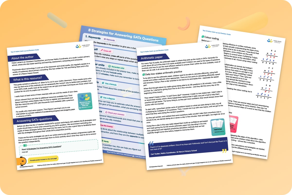 Maths Catch-Up And Revision Guide For SATs