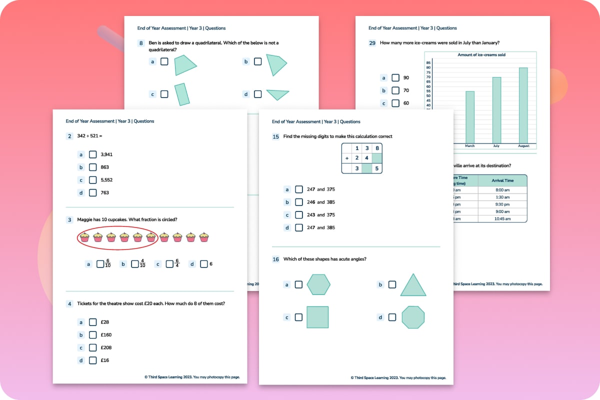 End Of Year Diagnostic Assessment | Year 3