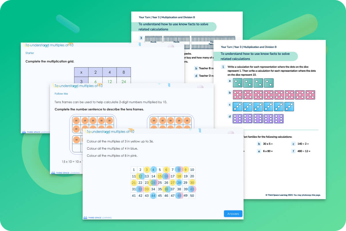 Ready-To-Go Lessons V3 | Multiplication And Division B | Year 3