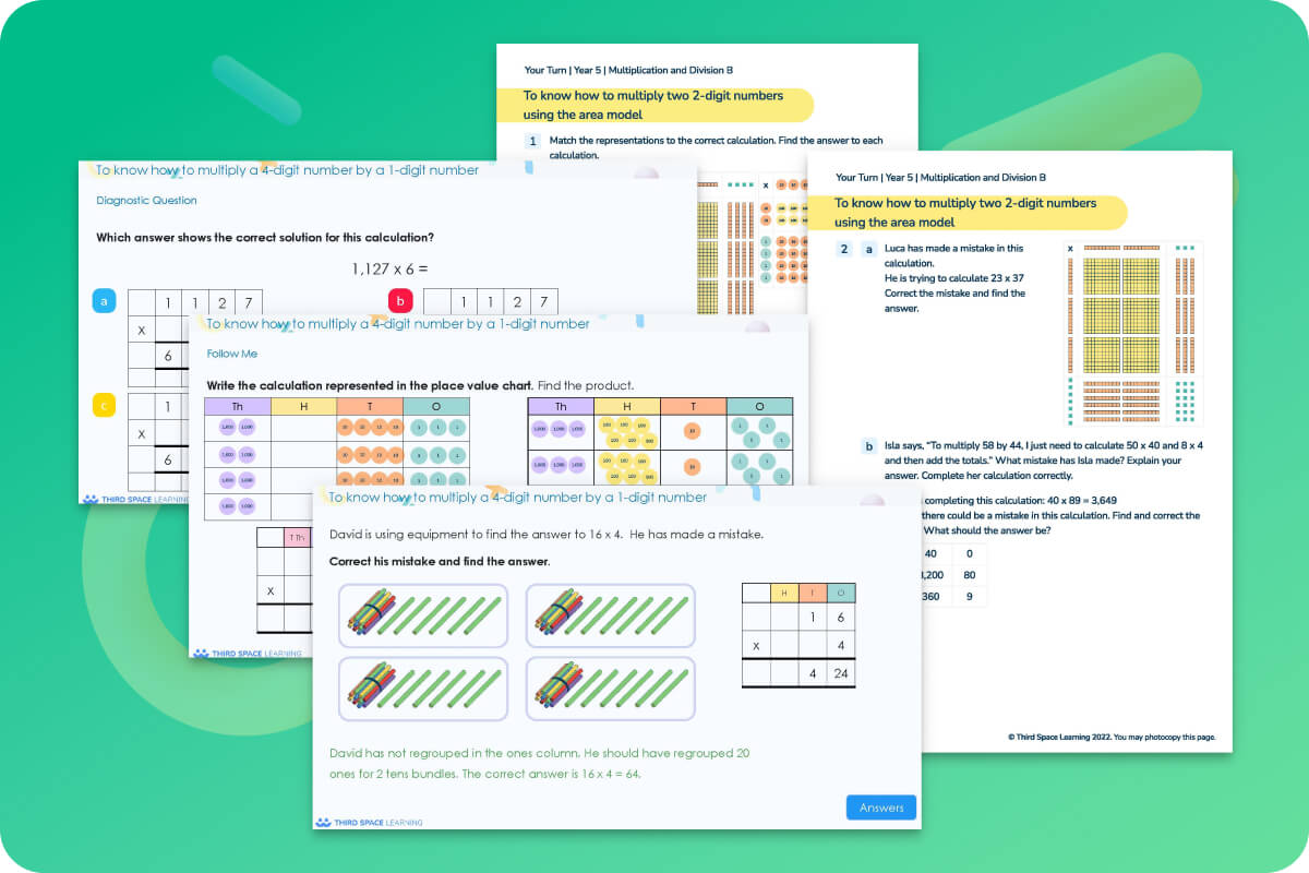 Ready-To-Go Lessons V3 | Multiplication And Division B | Year 5
