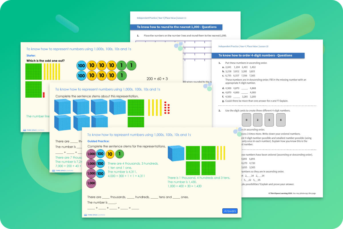 Ready-To-Go Lessons V2 | Place Value | Year 4