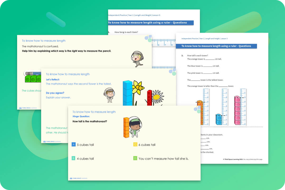Ready-To-Go Lessons V2 | Length And Height | Year 1