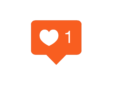 animated gif of like icon