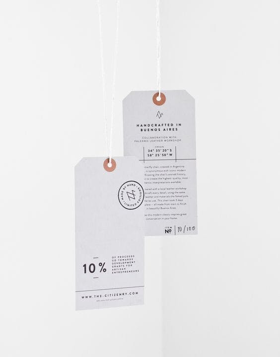 white hang tags