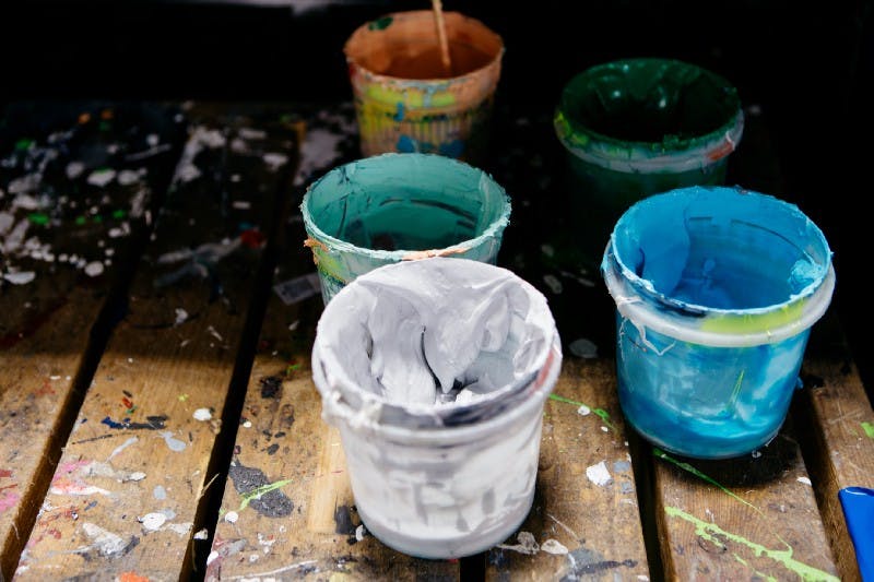 a few containers of ink