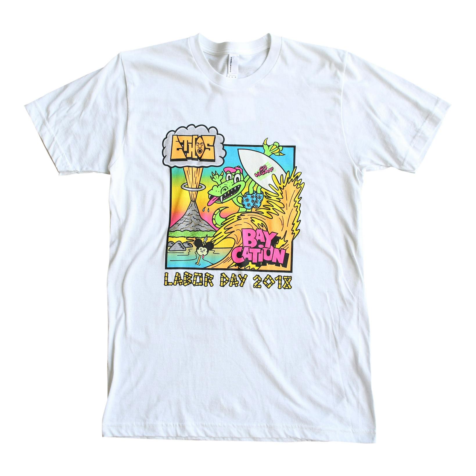 ethos vegan kitchen white t-shirt