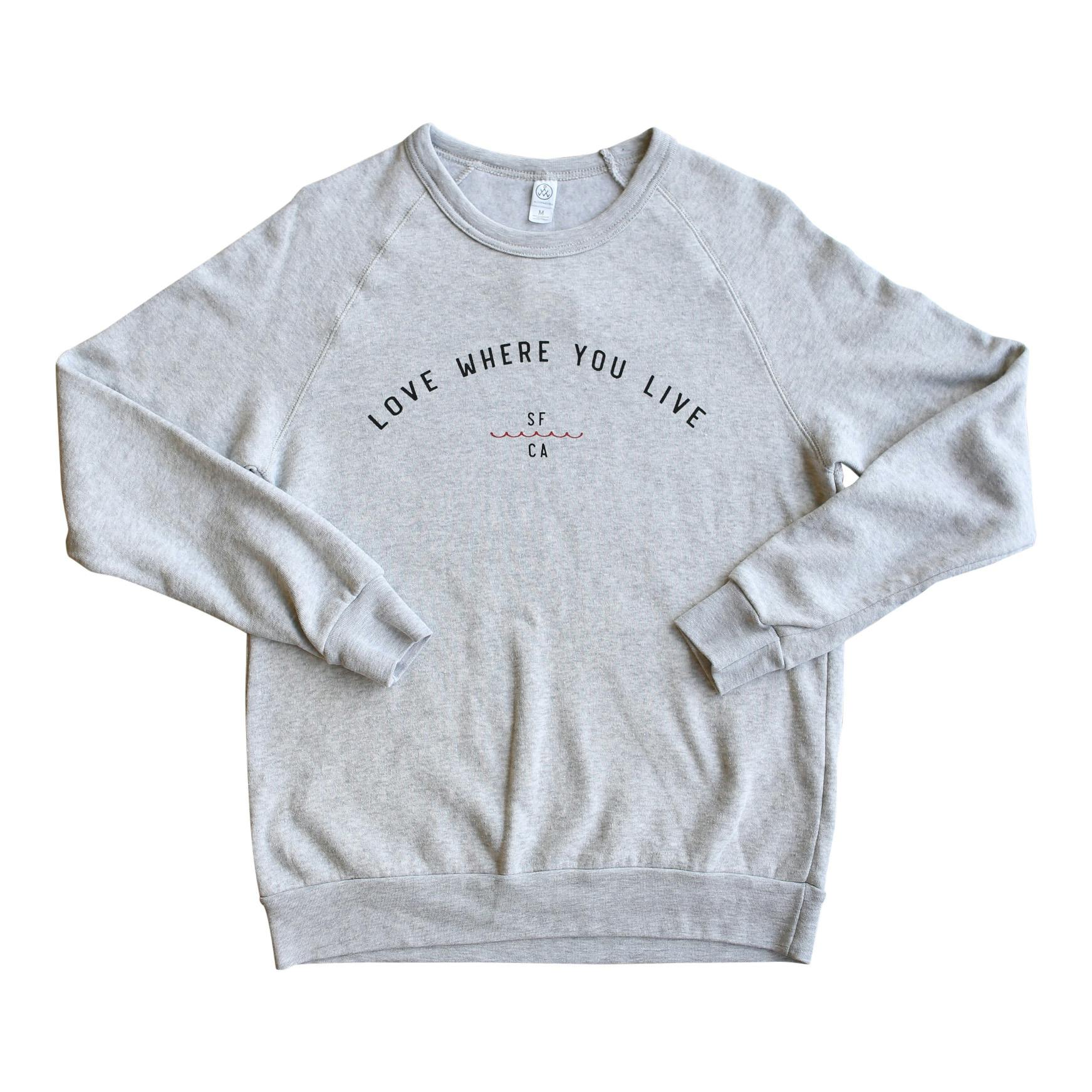 canvas sf crewneck sweatshirt