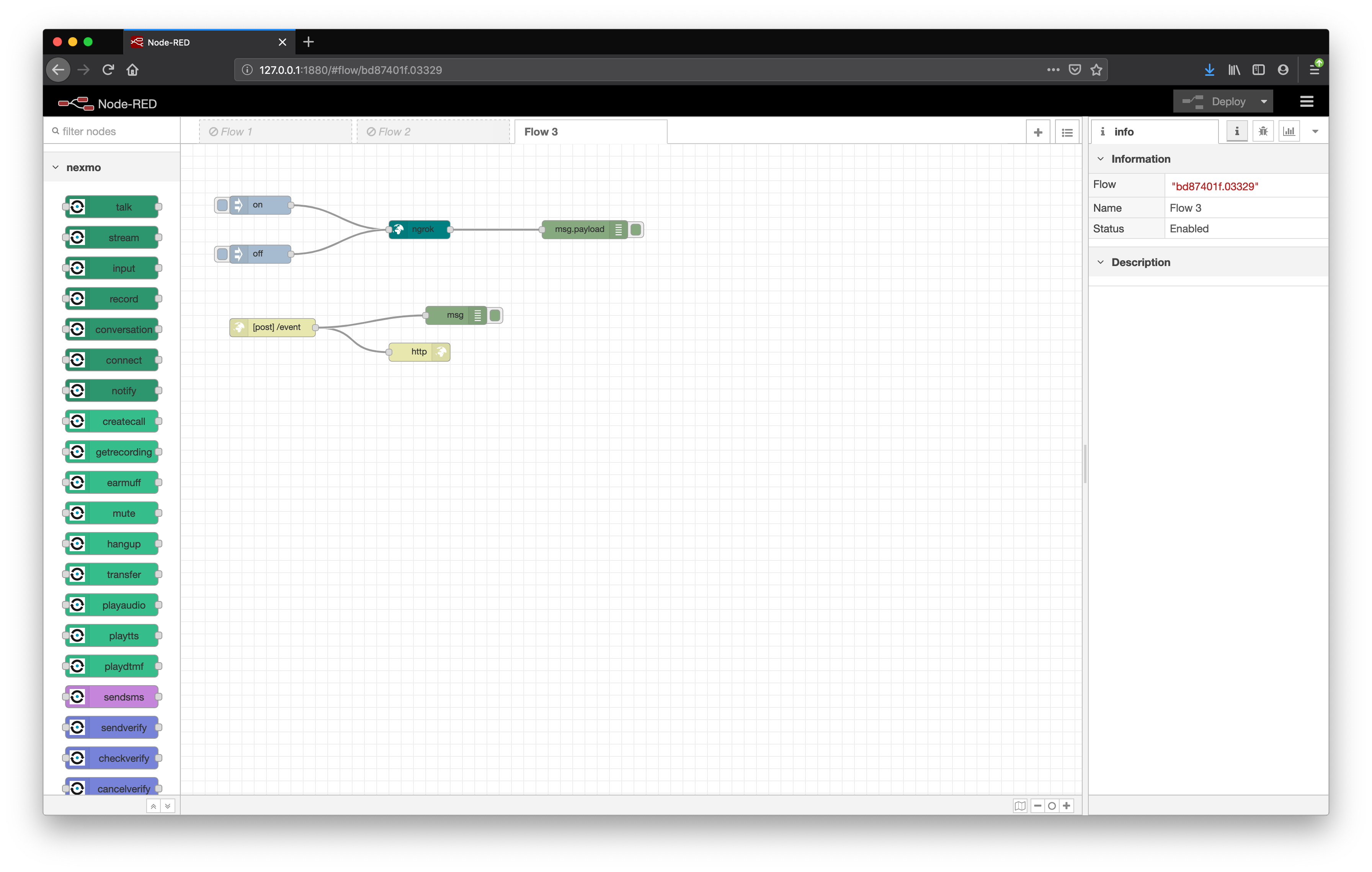 Creating an IVR event webhook