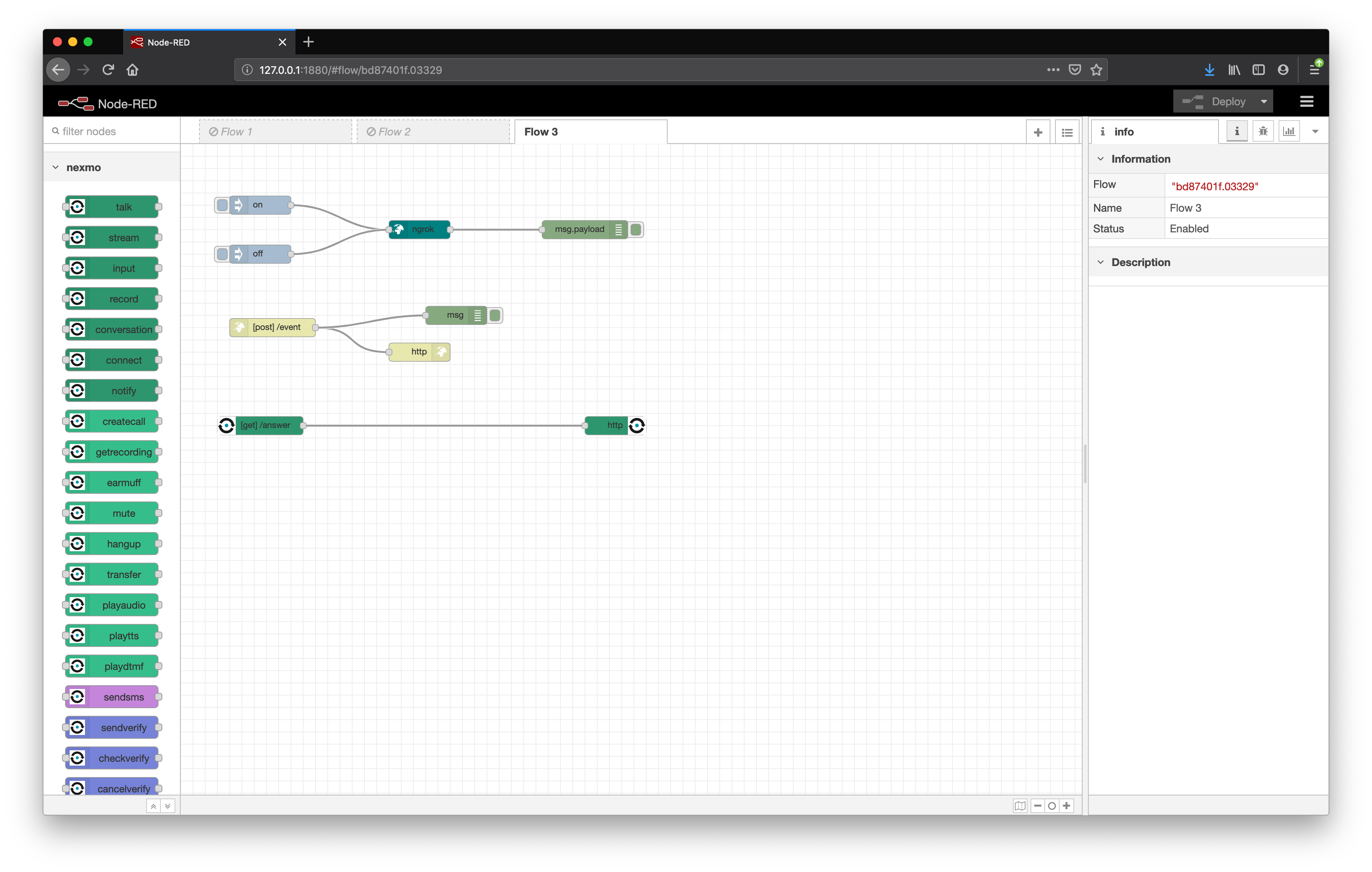 Definining an inbound webhook
