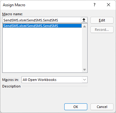 Assign Macro to Worksheet