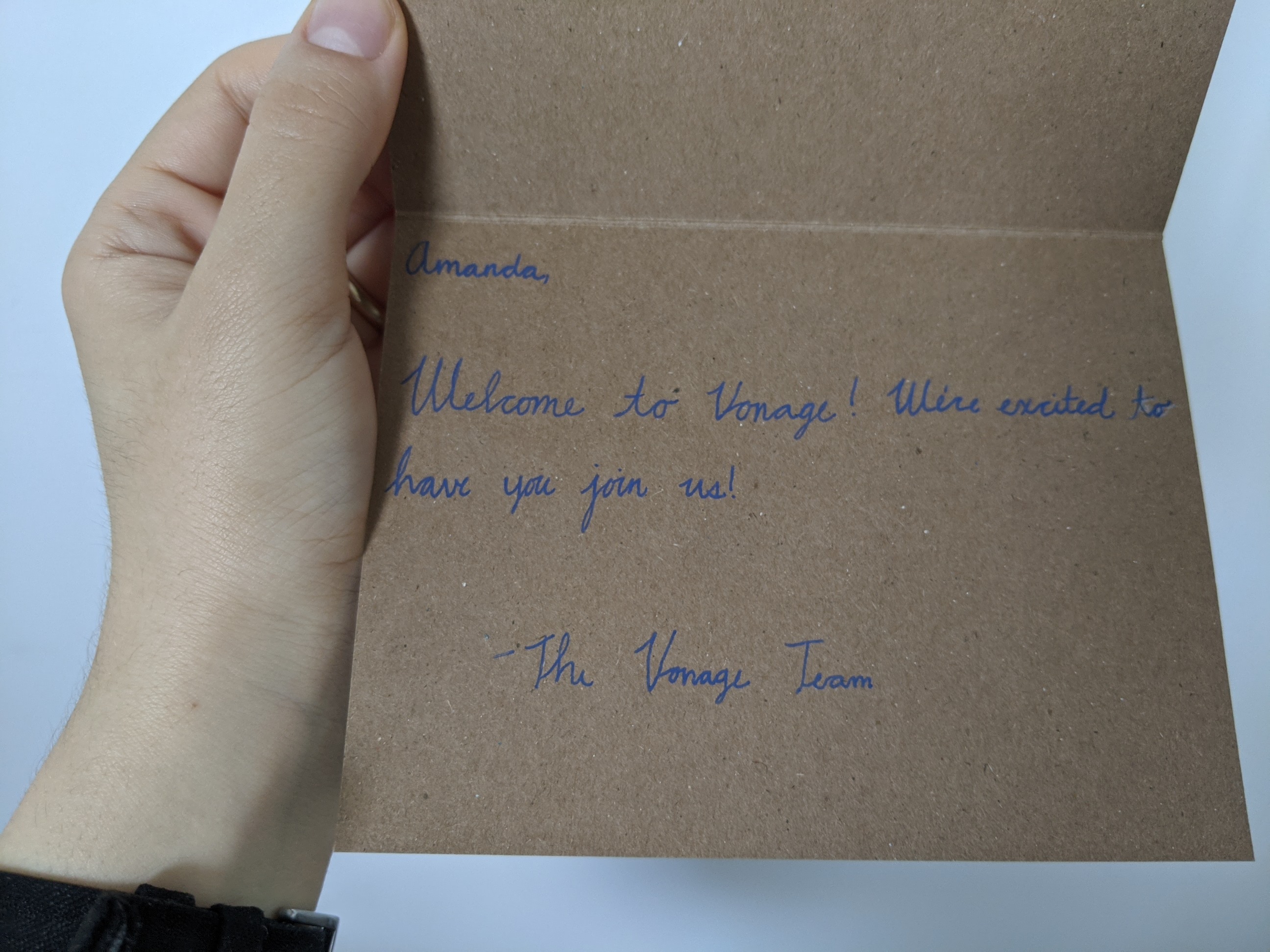Welcome note from the Vonage Team