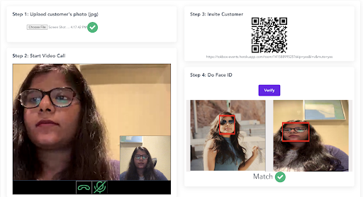 Verifying FaceID in OpenTok